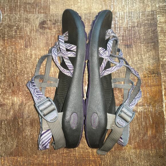 Chaco ZX/2 Womens 9 Cloud Dual Adjustable Strap Sandal Grey Sport Hiking Shoe - Picture 6 of 9